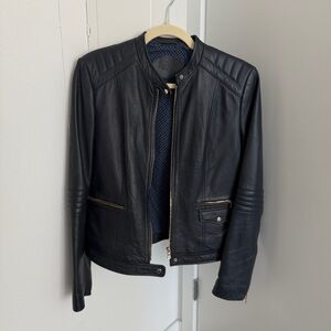 Massimo Dutti Leather Jacket